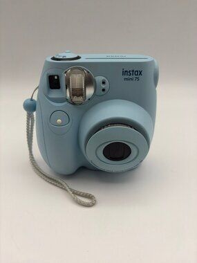 Fujifilm Instax Mini 7S Instant Camera Light Blue - Tested and Works